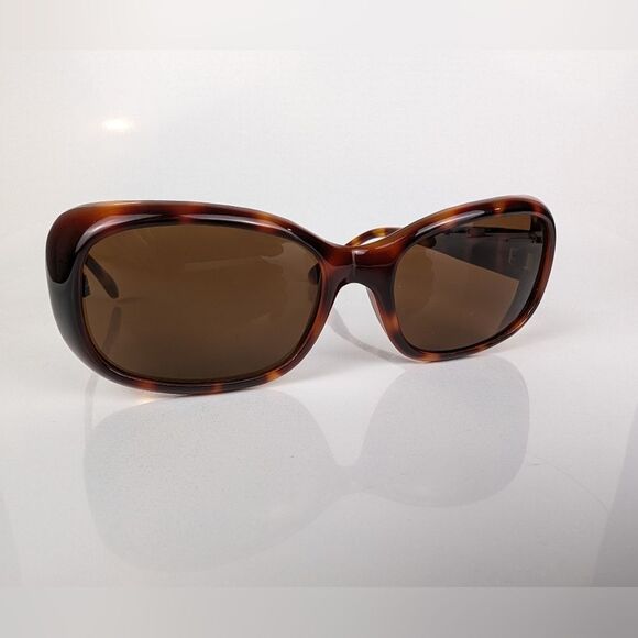 Oscar de la Renta Accessories - Oscar De La Renta Tortoise Shell Sunglasses Brown Plastic Full Rim